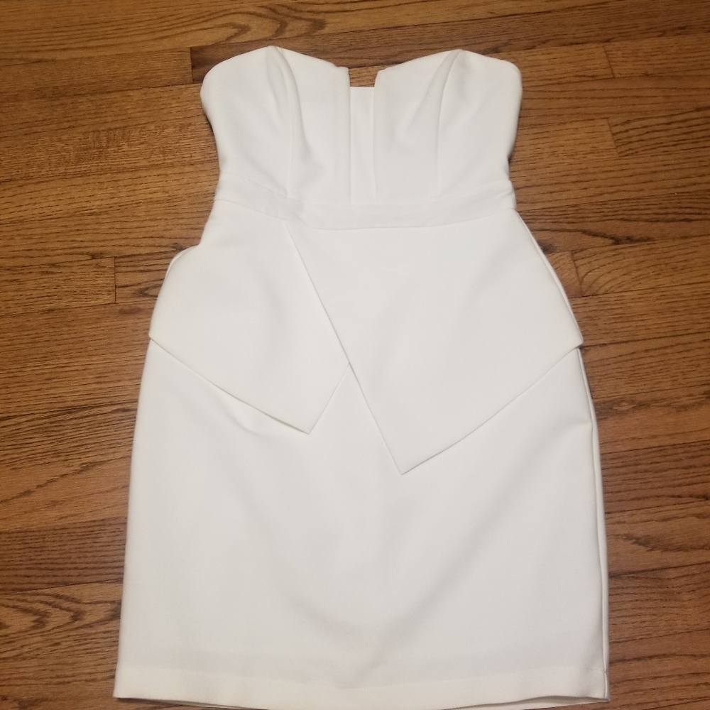 Adelyn Rae off white strapless mini dress - Picture 2 of 13